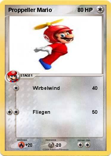 Pokemon Proppeller Mario