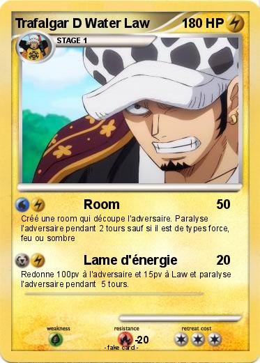 Pokemon Trafalgar D Water Law