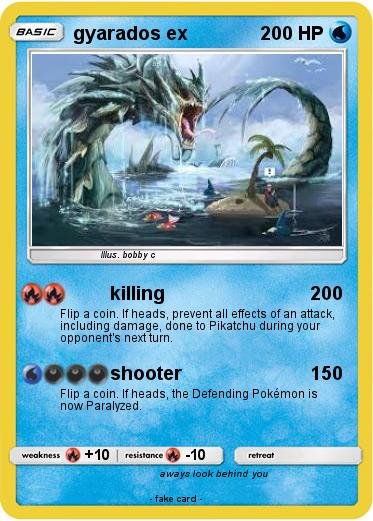 Pokemon gyarados ex