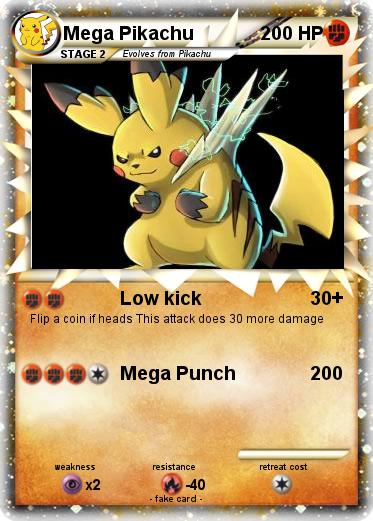 Pokemon Mega Pikachu