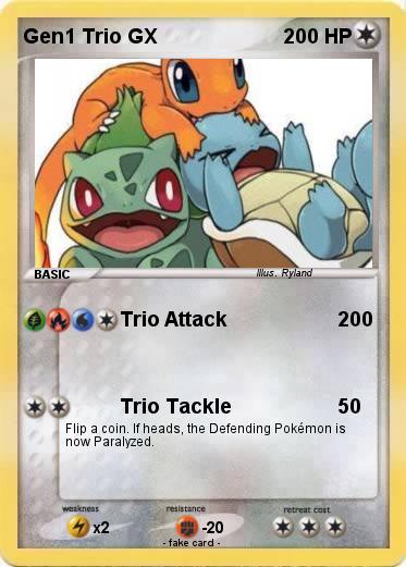 Pokemon Gen1 Trio GX