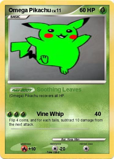 Pokemon Omega Pikachu