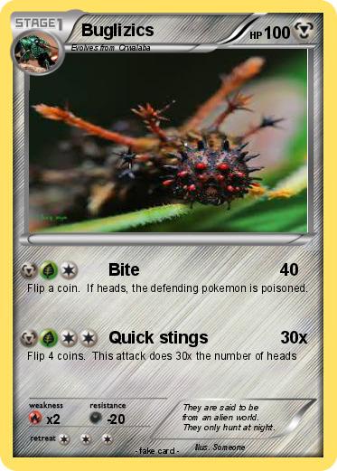 Pokemon Buglizics