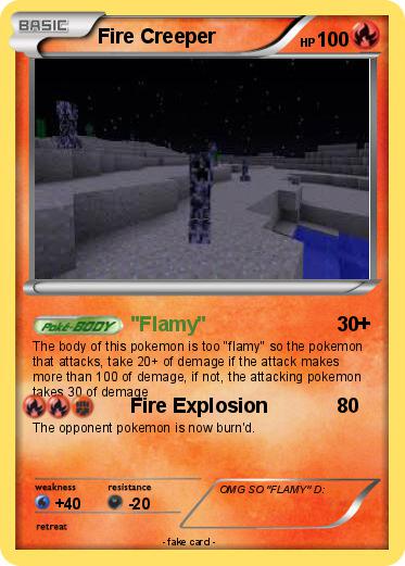 Pokemon Fire Creeper