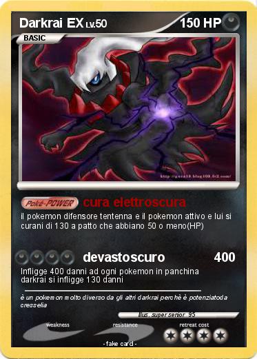 Pokemon Darkrai EX