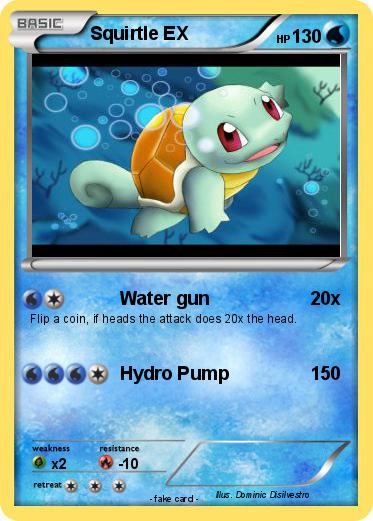 Pokemon Squirtle EX