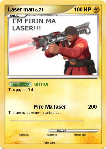 Pokemon Laser man