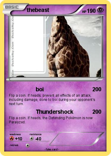 Pokemon thebeast