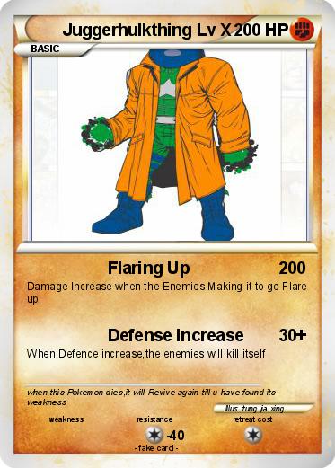 Pokemon Juggerhulkthing Lv X