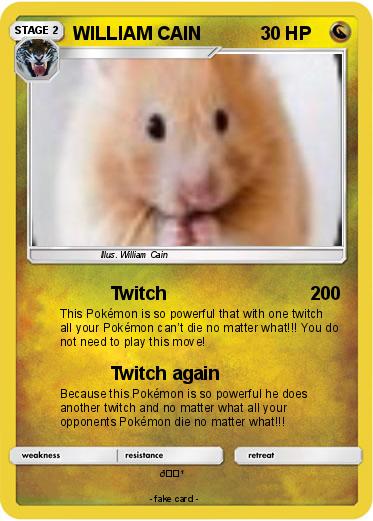 Pokemon WILLIAM CAIN