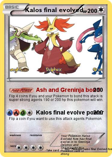 Pokemon Kalos final evolved