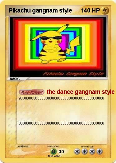 Pokemon Pikachu gangnam style