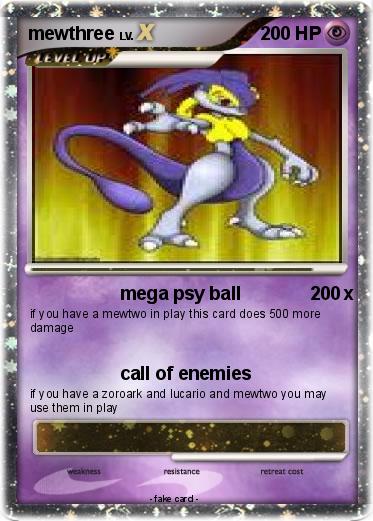 Pokemon mewthree