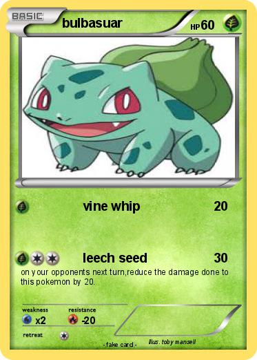 Pokemon bulbasuar