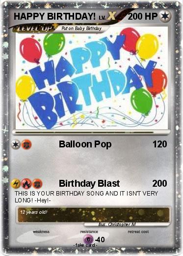 Pokemon HAPPY BIRTHDAY!