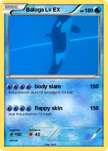 Pokemon Baluga Lv EX