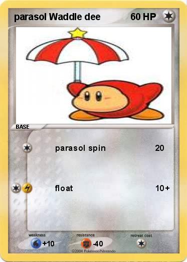 Pokemon parasol Waddle dee
