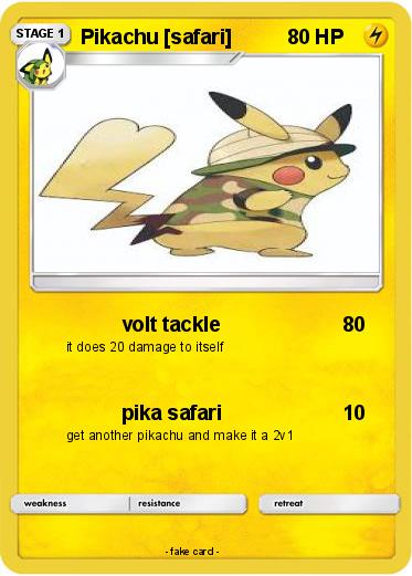 Pokemon Pikachu [safari]