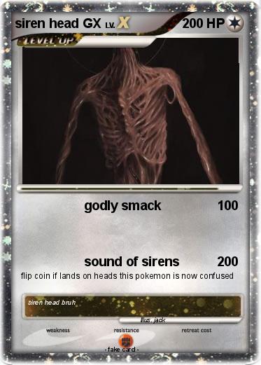 Pokemon siren head GX