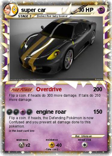 Pokemon super car