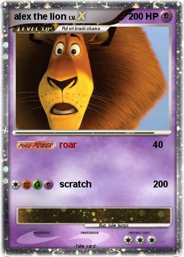 Pokemon alex the lion
