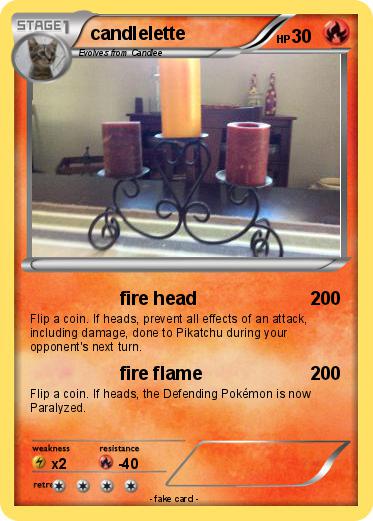 Pokemon candlelette