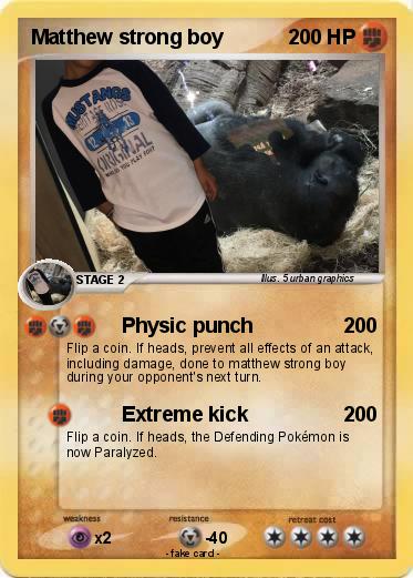 Pokemon Matthew strong boy