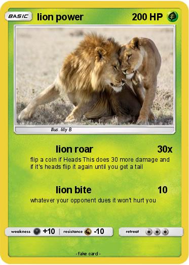 Pokemon lion power