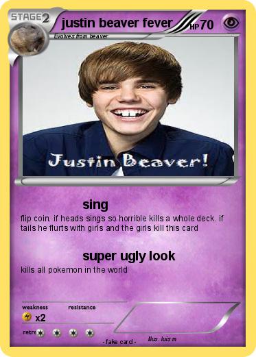Pokemon justin beaver fever