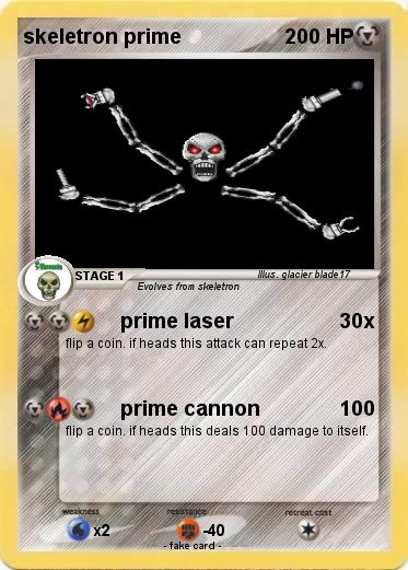 Pokemon skeletron prime