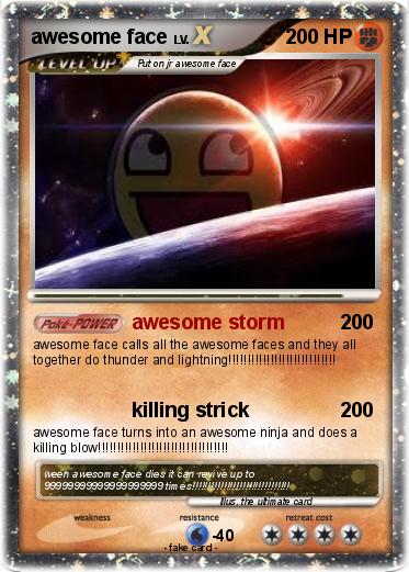 Pokemon awesome face