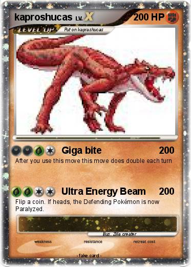 Pokemon kaproshucas