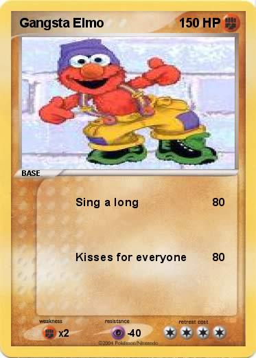 Pokemon Gangsta Elmo