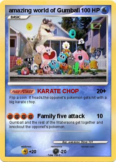 Pokemon amazing world of Gumball