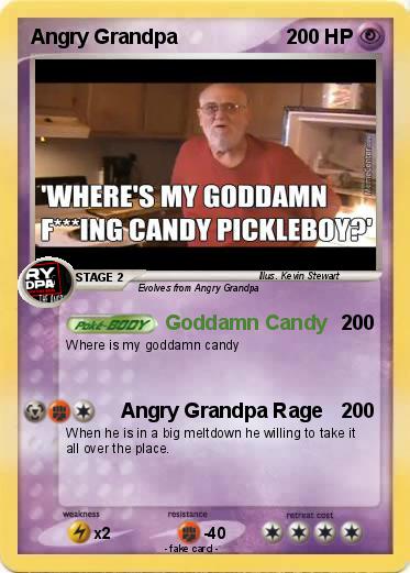 Pokemon Angry Grandpa