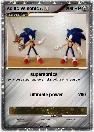 Pokemon sonic vs sonic