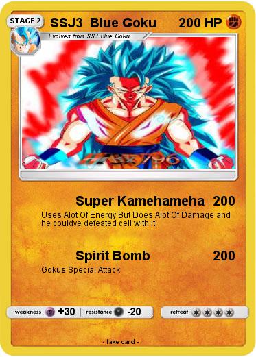 Pokemon SSJ3  Blue Goku