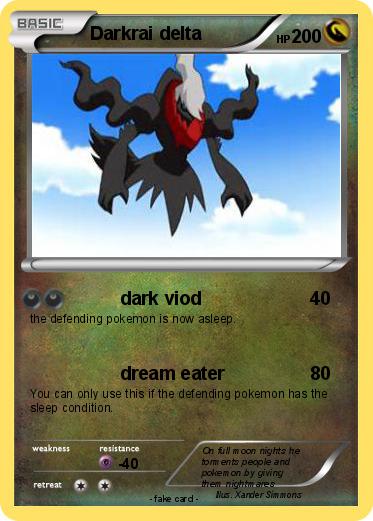 Pokemon Darkrai delta