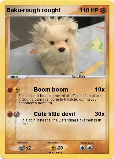 Pokemon Baku-rough rough!