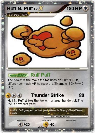 Pokemon Huff N. Puff