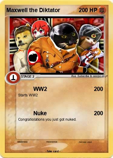 Pokemon Maxwell the Diktator