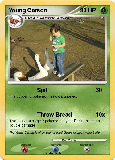 Pokemon Young Carson