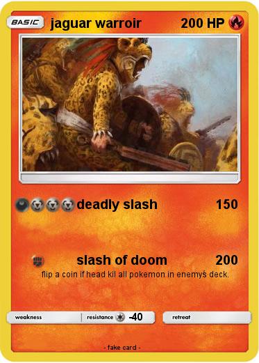 Pokemon jaguar warroir