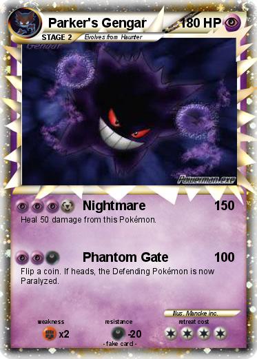 Pokemon Parker's Gengar