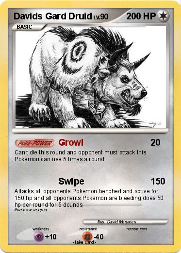 Pokemon Davids Gard Druid
