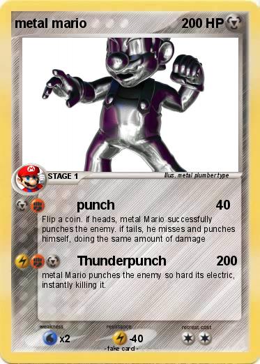 Pokemon metal mario