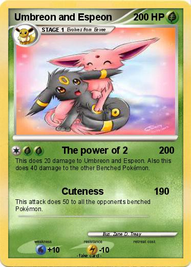 Pokemon Umbreon and Espeon