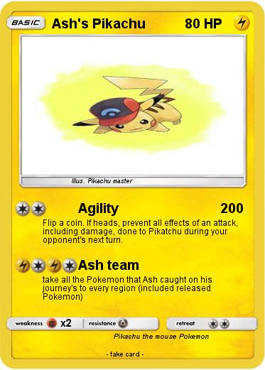 Pokemon Ash's Pikachu