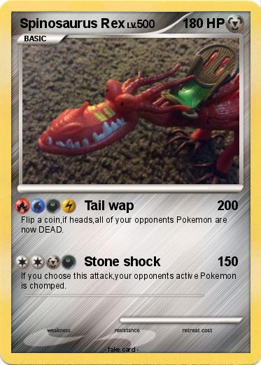 Pokemon Spinosaurus Rex