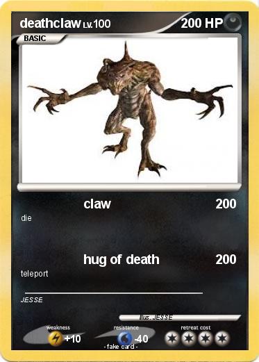 Pokemon deathclaw